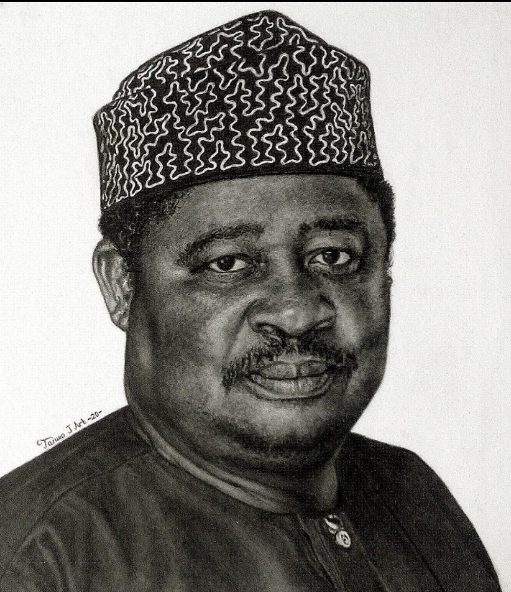 CLIENT'S COMMISSIONED PENCIL DRAWING