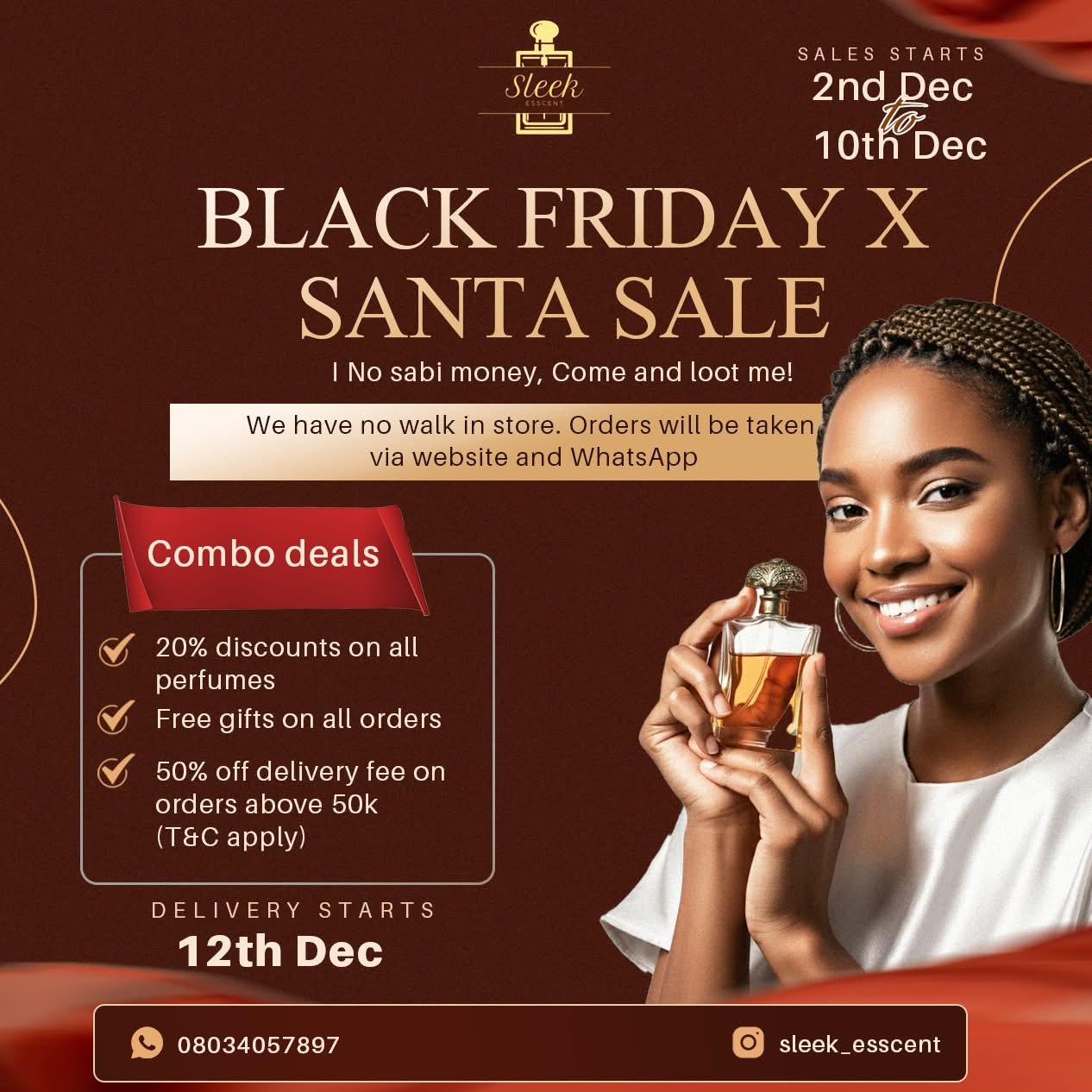 Sleek Esscent Promo Flyer